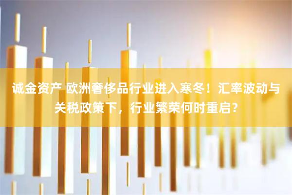 诚金资产 欧洲奢侈品行业进入寒冬！汇率波动与关税政策下，行业繁荣何时重启？